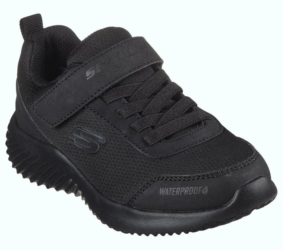 Baskets garçon Skechers Bounder Dripper Drop noir imperméable 3/5