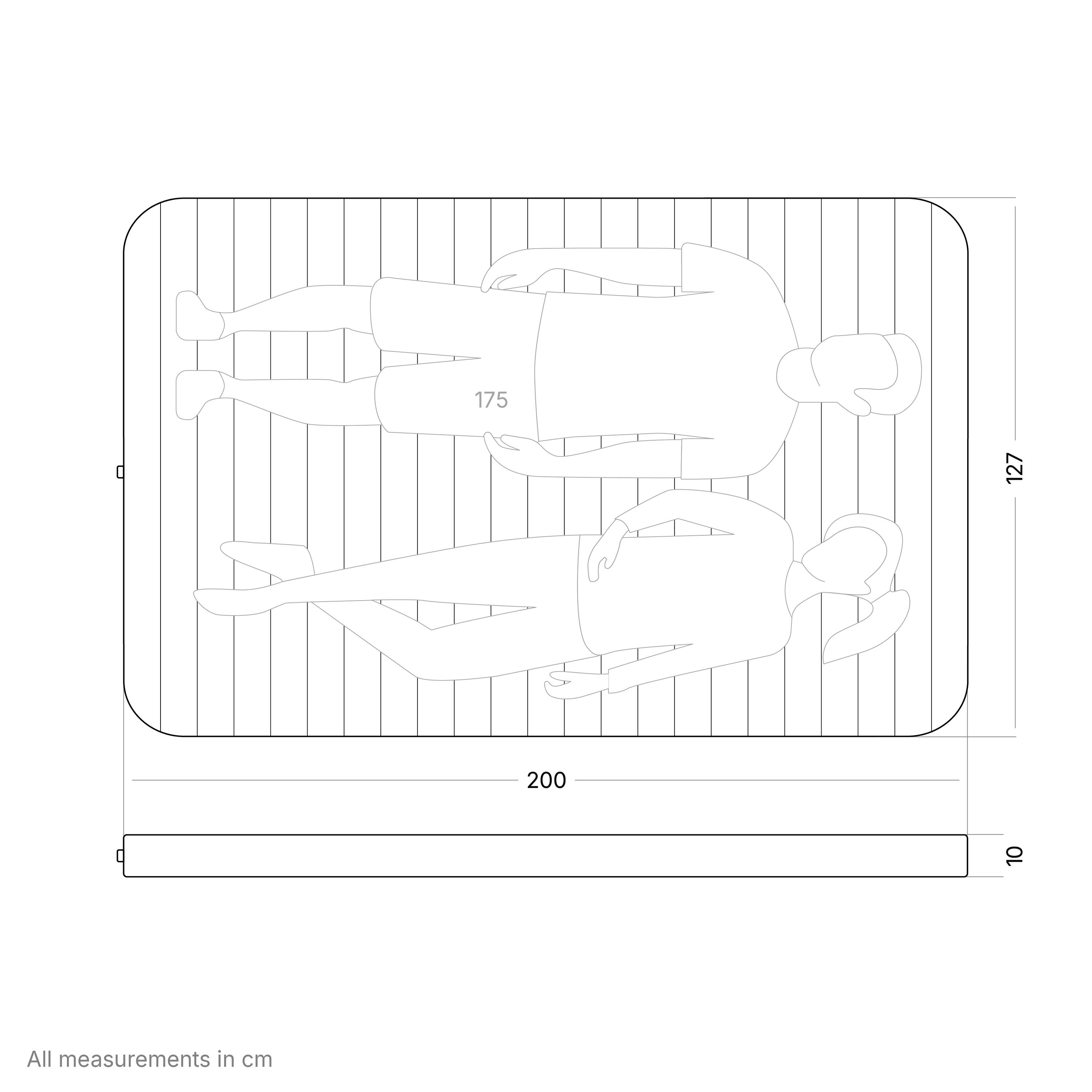 Compactmat Double – matelas de camping gonflable 2 personnes 2/6