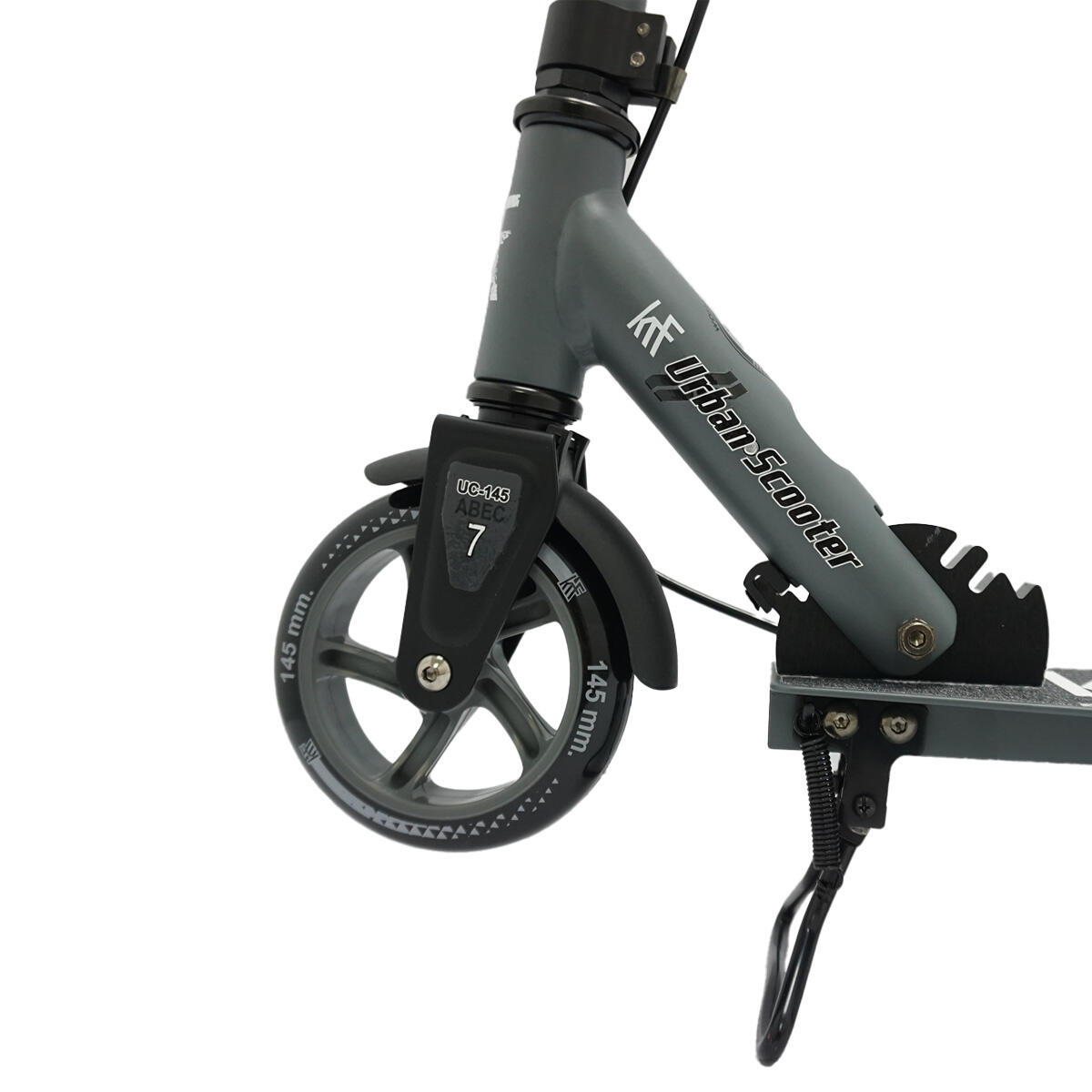 SCOOTER URBAN CITY 145 SILVER ANODISED CON FRENO 3/4