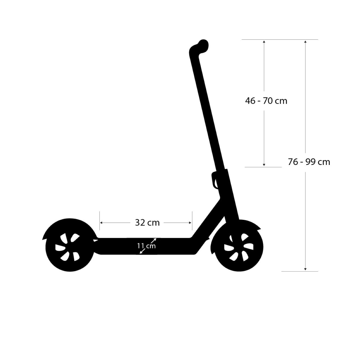 SCOOTER URBAN CITY 145 SILVER ANODISED CON FRENO 4/4