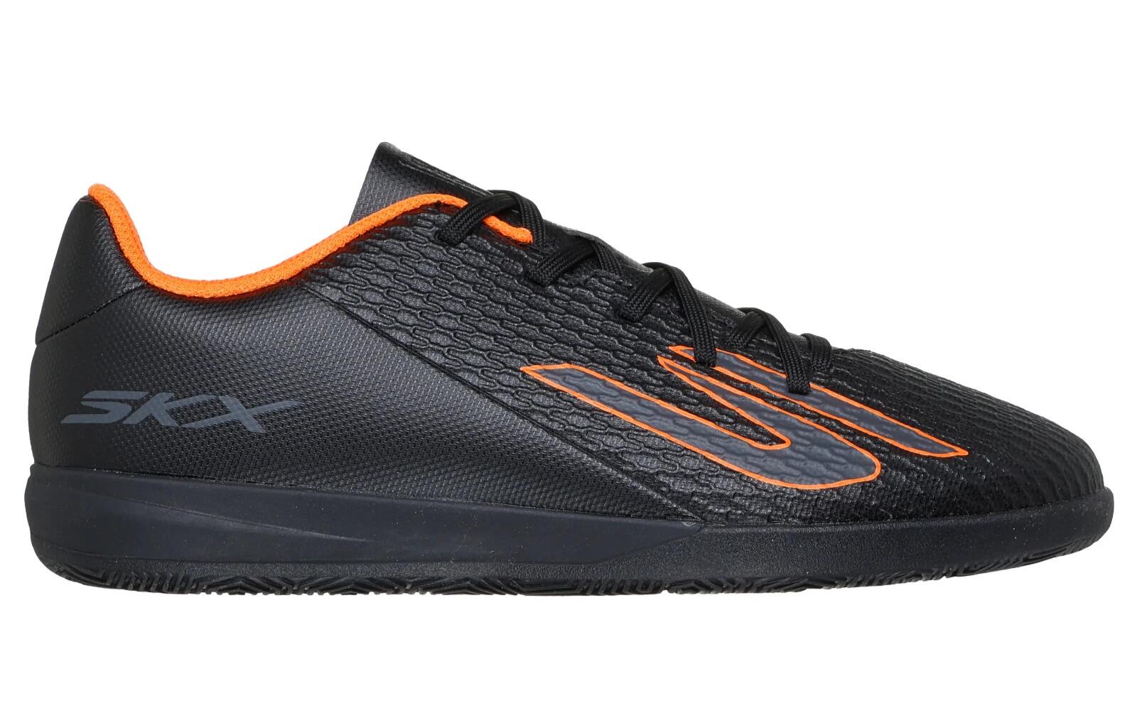 Chaussures de football junior Skechers SKX_2 JR noir/orange indoor 1/5