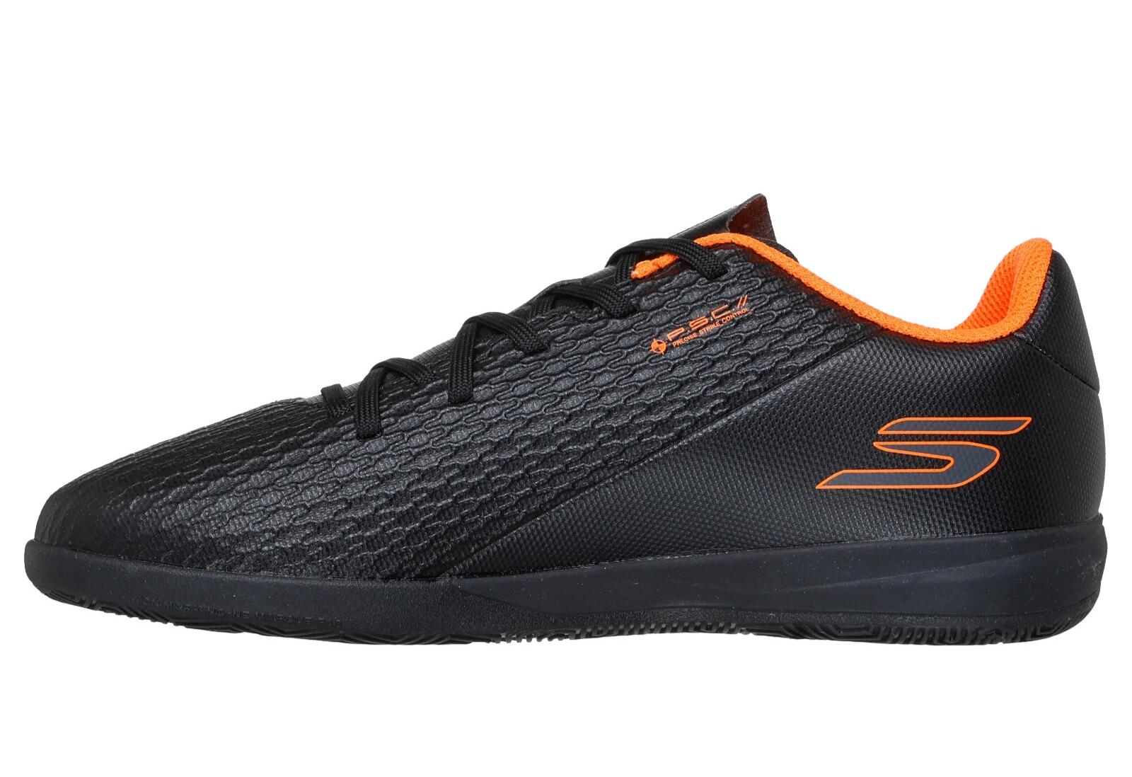 Chaussures de football junior Skechers SKX_2 JR noir/orange indoor 2/5