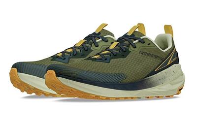 Sportschoenen trail running heren experience wild 2 man olijfgroen