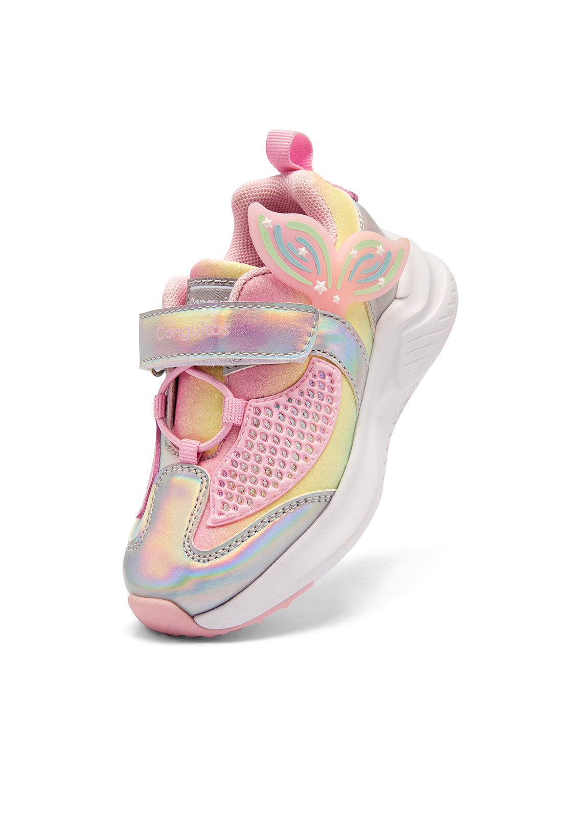 Zapatillas Conguitos Luces Sirena Pink 3/4