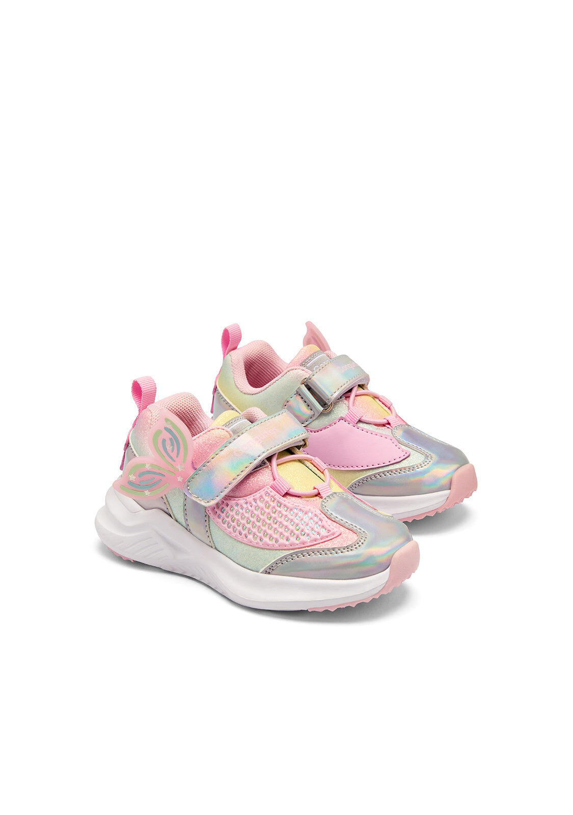 Zapatillas Conguitos Luces Sirena Pink 2/4