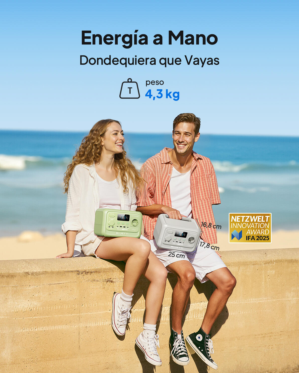 Gerador solar BLUETTI Elite 30 V2 600W + painel solar de 60W para campismo 4/7
