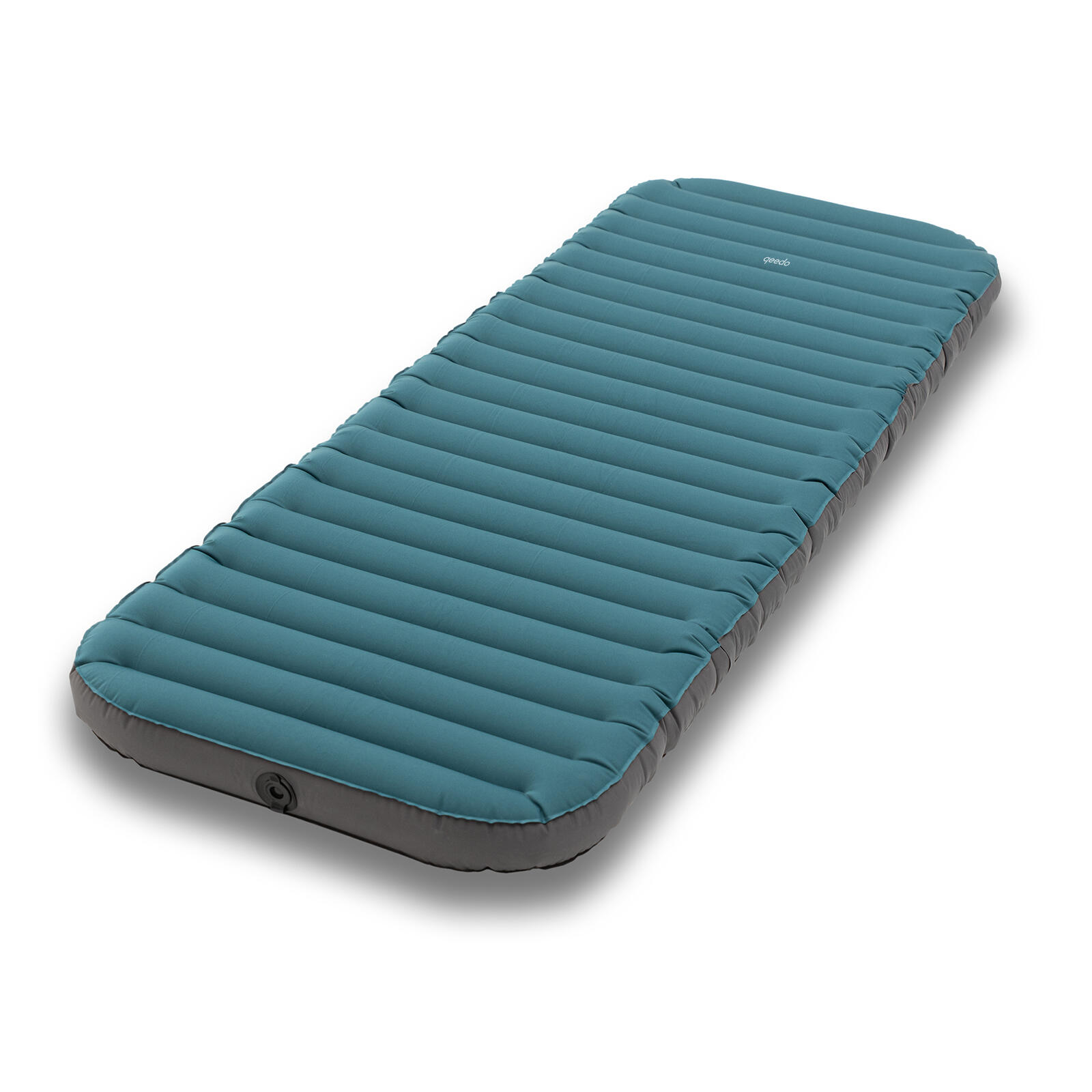 Qeedo - Compactmat Single – Matelas De Camping Gonflable 1 Personne - Matelas Autogonflant - Bleu|vert - 64 Cm - Decathlon