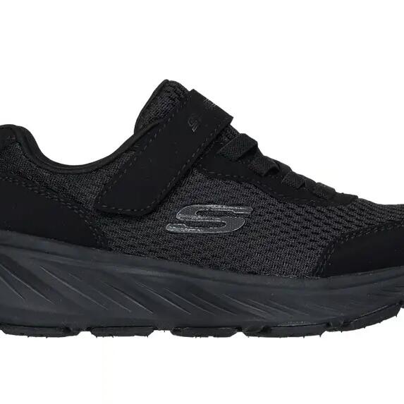 Skechers Edgeride Kids' Shoes Black with Adaptive Closure