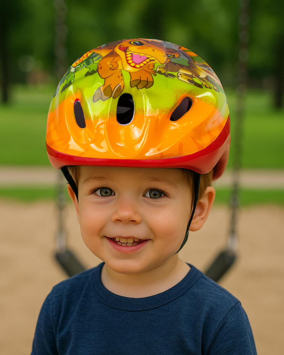 Casco infantil para bicicleta y patinete de Jurassic (5276) 2/3