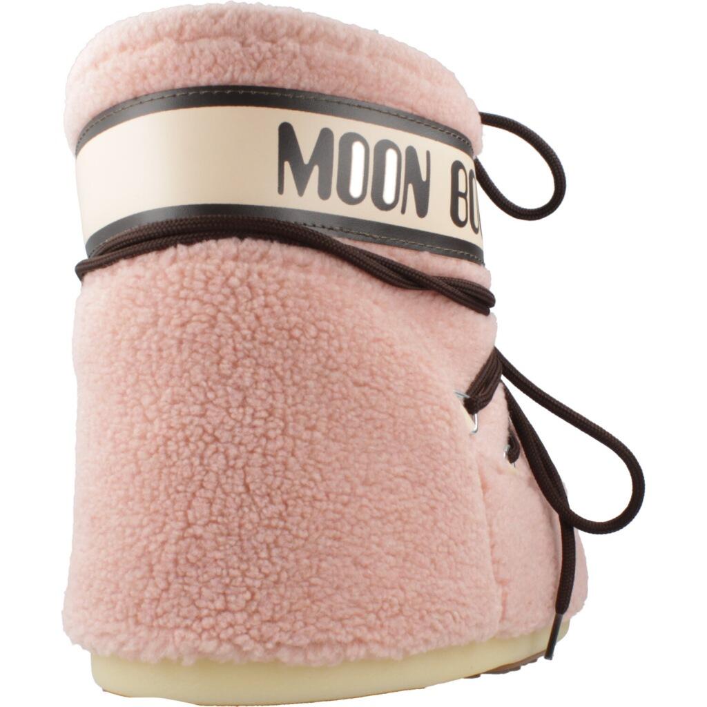 MOON BOOT MB ICON LOW FLEECE Rose 3/5