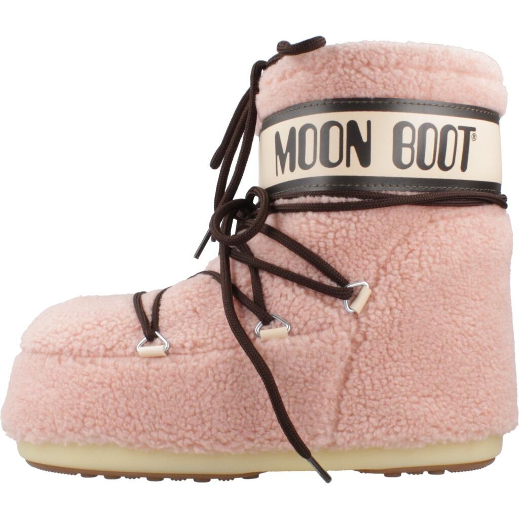 MOON BOOT MB ICON LOW FLEECE Rose 2/5