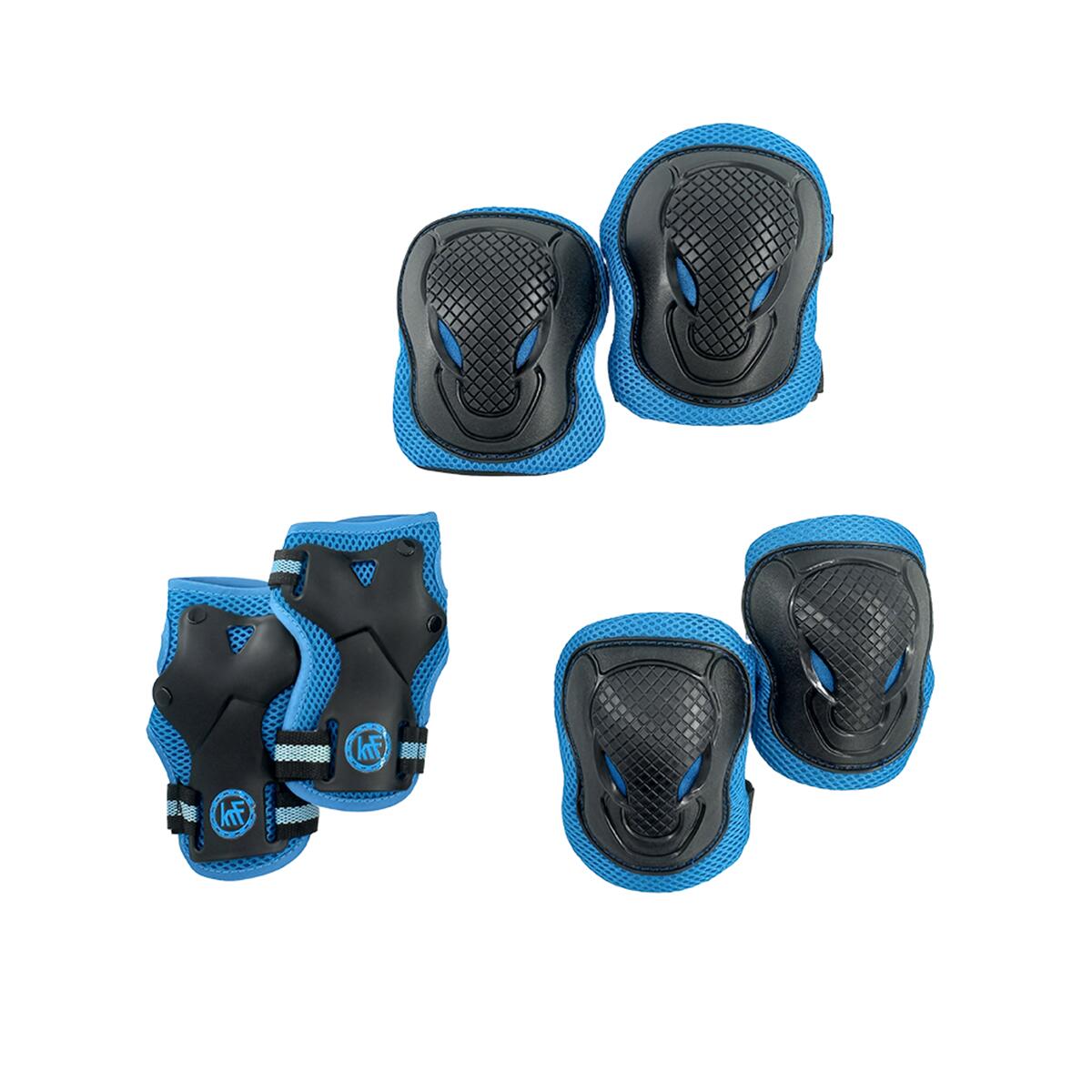 KRF SET PROTECCIONES COMPLETO ESSENTIAL AZUL 3/4