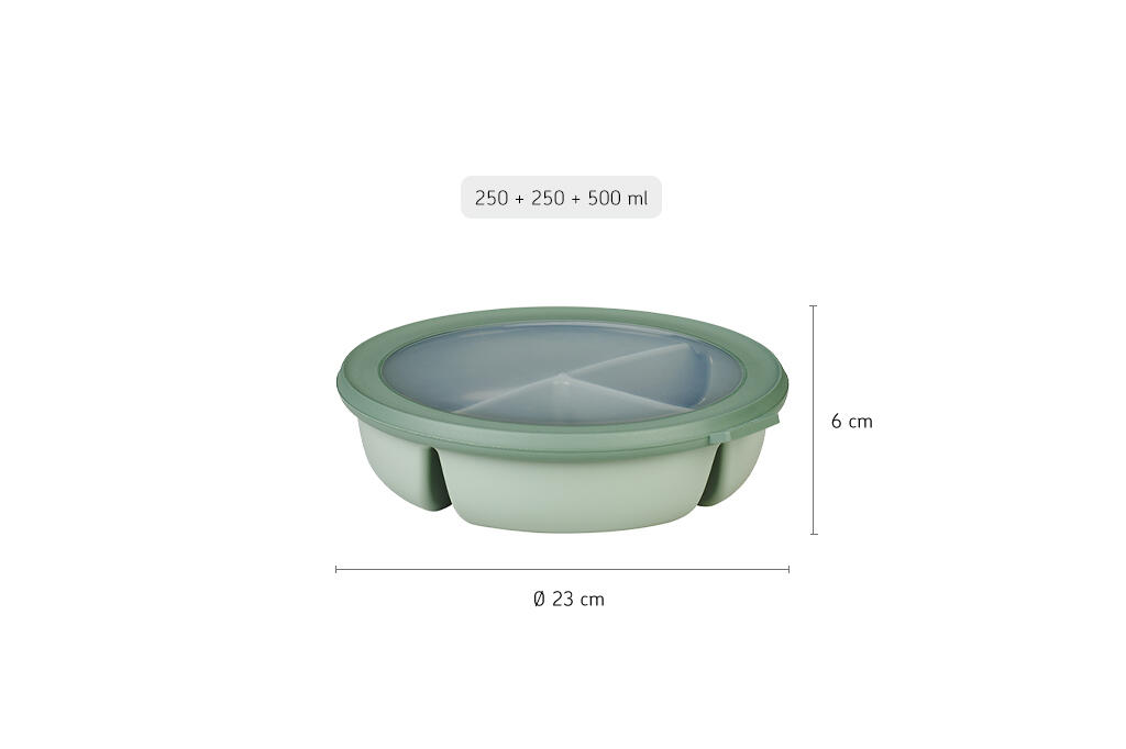 Mepal Cirqula 1 l Bento Schüssel - Vivid mauve 5/7