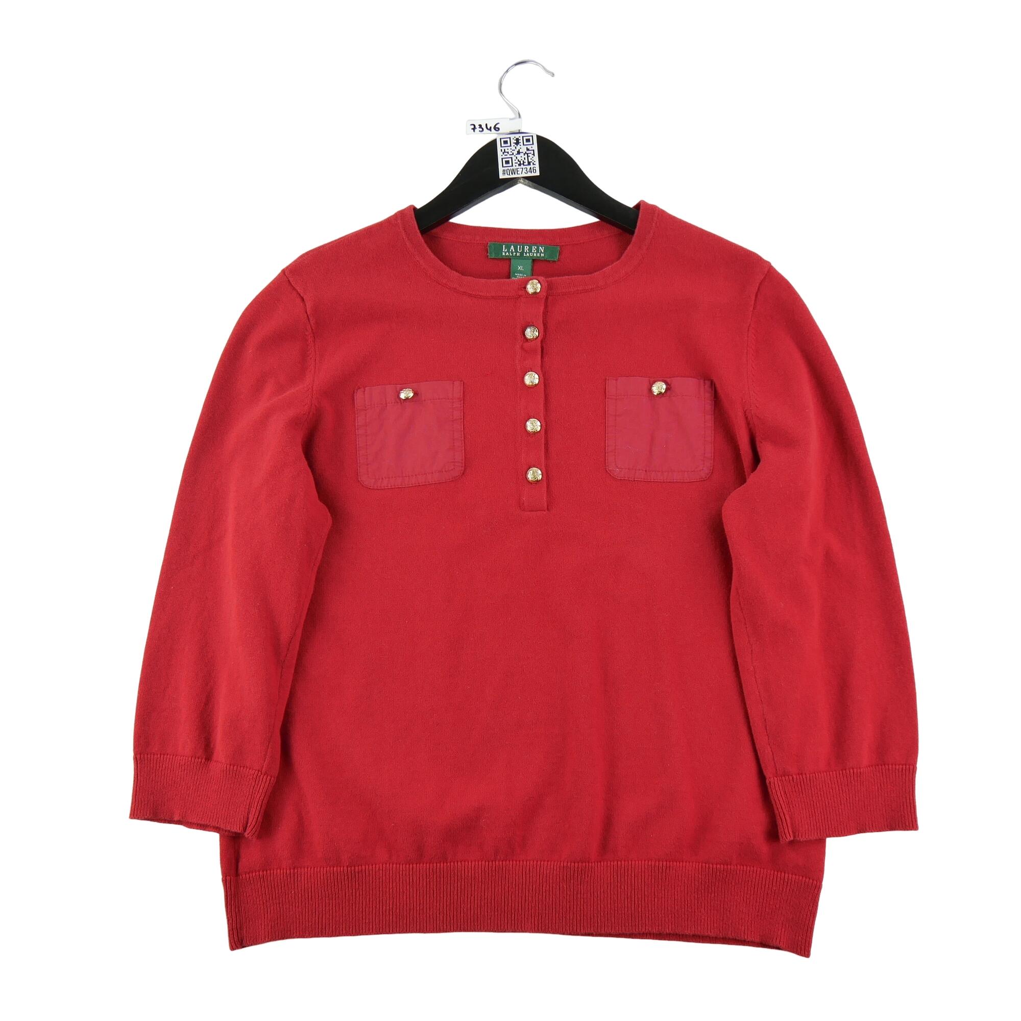 Reconditionné - Pull Femme Rouge - Excellent 3/7
