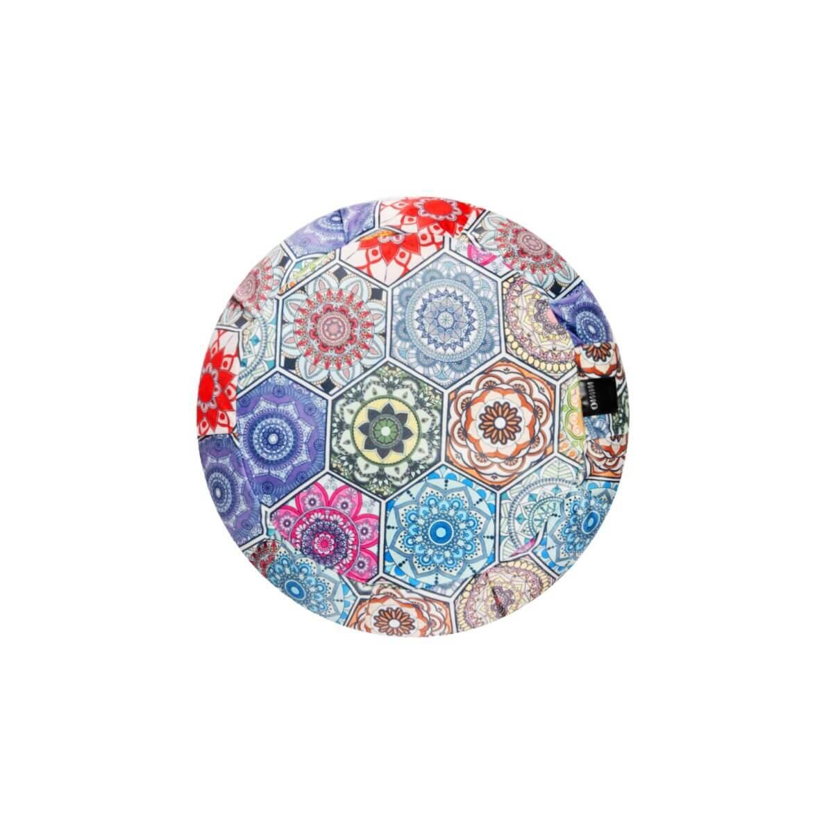 Coussin de méditation vibrant Zafu Omm Yoga Mandala 3/3