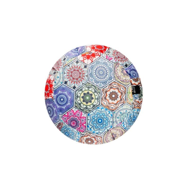 Pernă de medita?ie vibrantă Zafu Omm Yoga Mandala