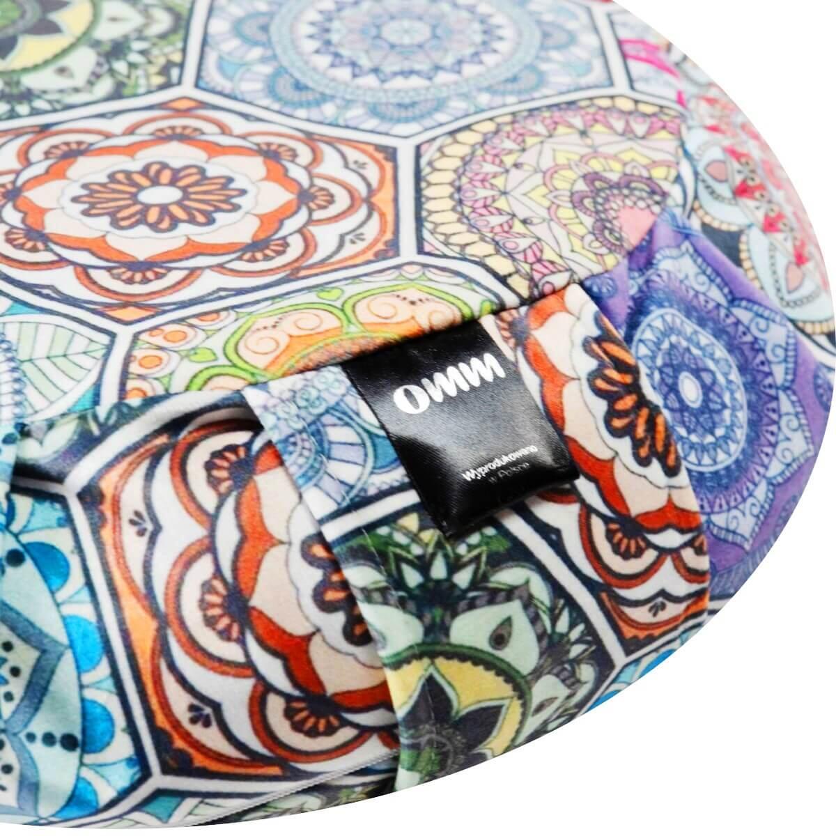 Poduszka do medytacji Zafu Omm Yoga Mandala Vibrant
