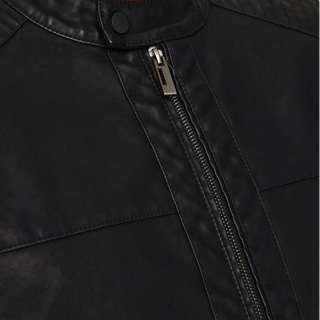 MIKE PU RACER JACKET OTW Uomo Nero