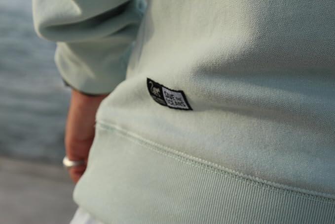 Sweat-shirt à écusson - Col rond / Adulte (Sage) 4/5