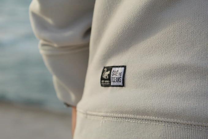 Sudadera Parche - Cuello Redondo / Adulto (Beige) 5/6