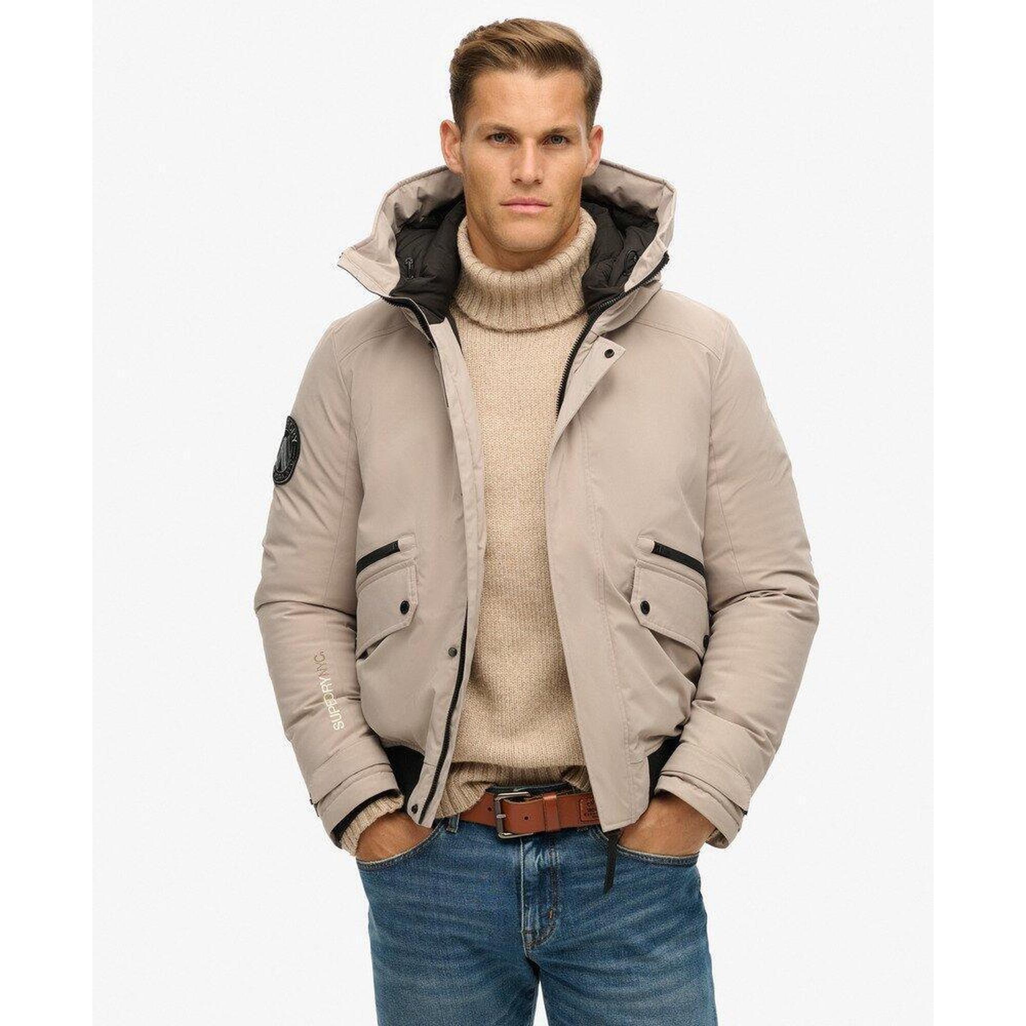 Superdry - Veste Bomber Rembourrée City - Maillot Manches Longues - Beige - Decathlon