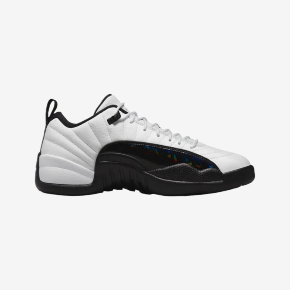 Scarpe - Uomo - Pelle, olografico - 12 Low - Bianco/Nero 3/6