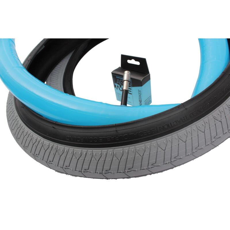 Pneu BMX KHE MAC2+ – 20x2.30 – Gris/Noir – 550g – Tringle Rigide – Neuf