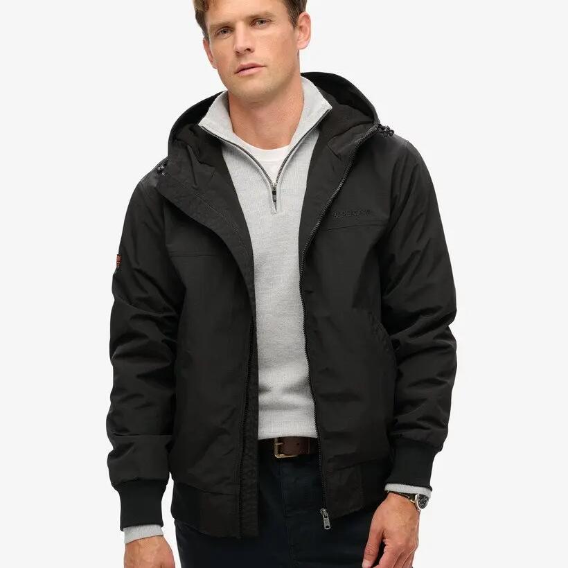 Nylon hooded bomber jacket Superdry Surplus