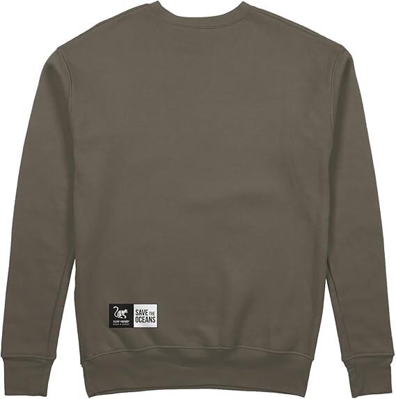 Sudadera Parche - Cuello Redondo / Adulto (Verde Oliva) 2/5