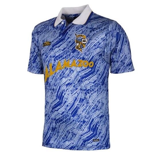 Camiseta de Visitante - Hombre - Port Vale F.C. 1991/92 - Retro - Azul