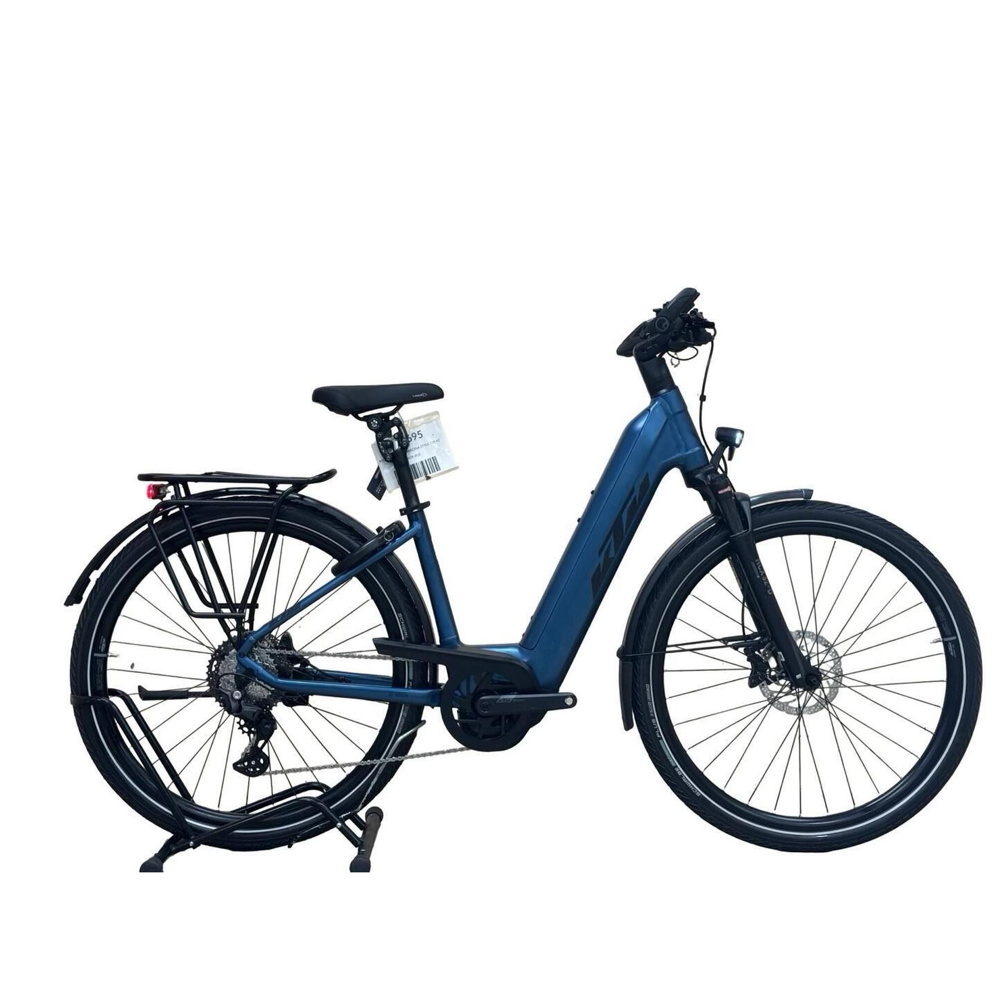 Ktm - Reconditionné - Vélo Électrique Ktm Macina Style 730 Shimano - Comme Neuf - Vélo Ville - Bleu|noir - 43 - Decathlon
