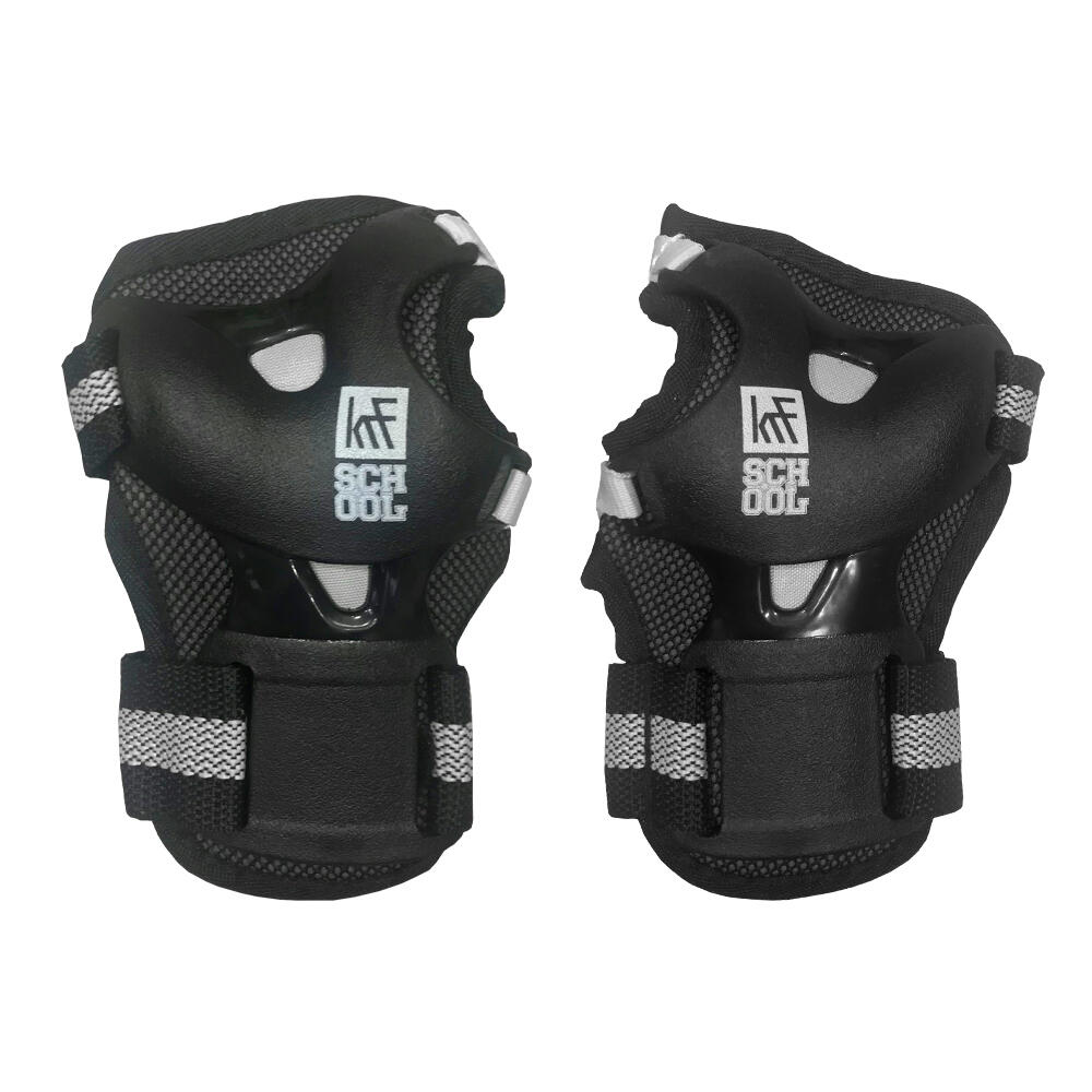 SET PROTECCIONES JUNIOR KRF SCHOOL NEGRO 4/5