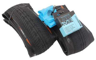 Bmx banden 2x mac2+ vouwbaar + 2x khe laser binnenbanden