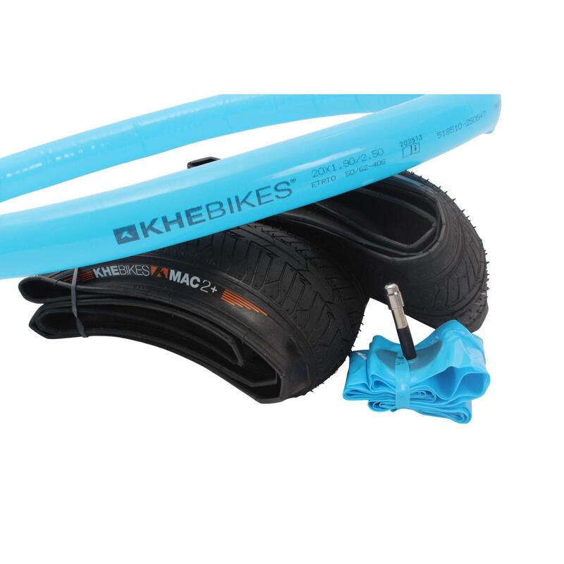 BMX cauciucuri 2x MAC2+ pliabile + 2x camere KHE LASER