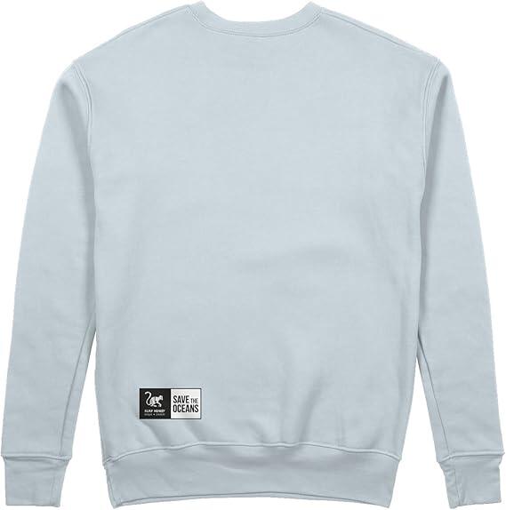 Sudadera Parche - Cuello Redondo / Adulto (Azul Cielo) 2/5