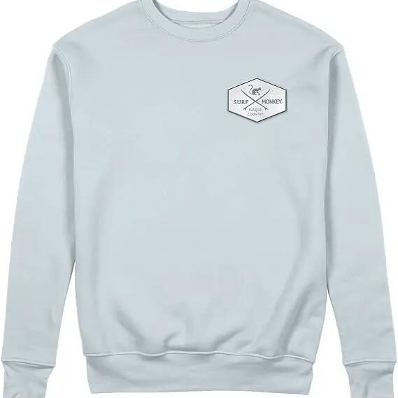Patch Sweatshirt - Crew Neck / Adult (Sky Blue)