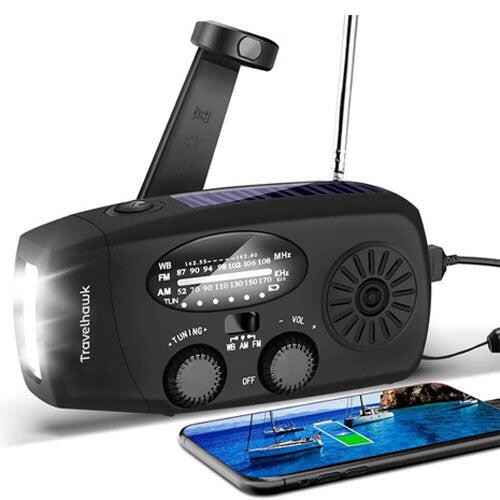Notradio – mit Solarpanel und Powerbank