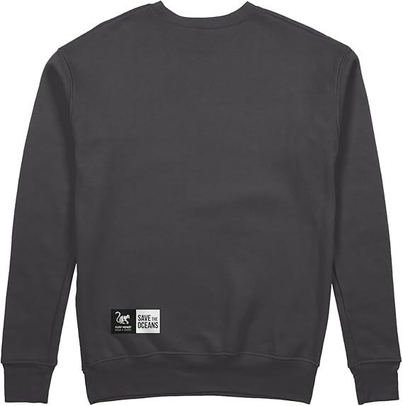Sudadera Parche - Cuello Redondo / Adulto (Negro) 2/5