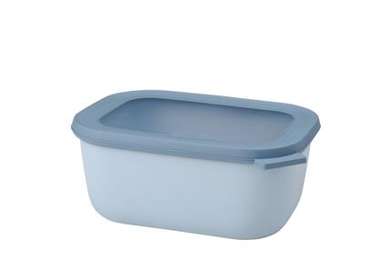 Mepal Cirqula 1500 ml Multi Bowl Rectangular - Nordic black