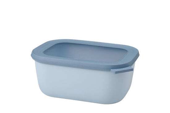 Mepal Cirqula 1500 ml Multi Bowl Rectangular - Nordic black