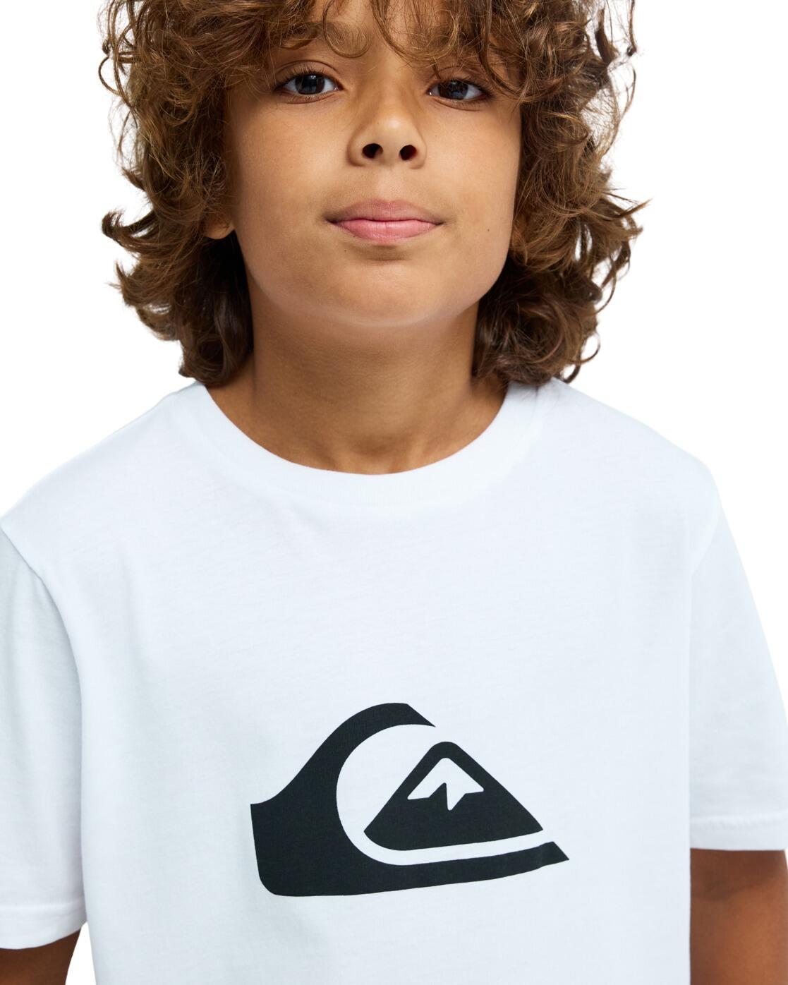 T-shirt à manches courtes EV COMP LOGO Blanc Garçon 4/4