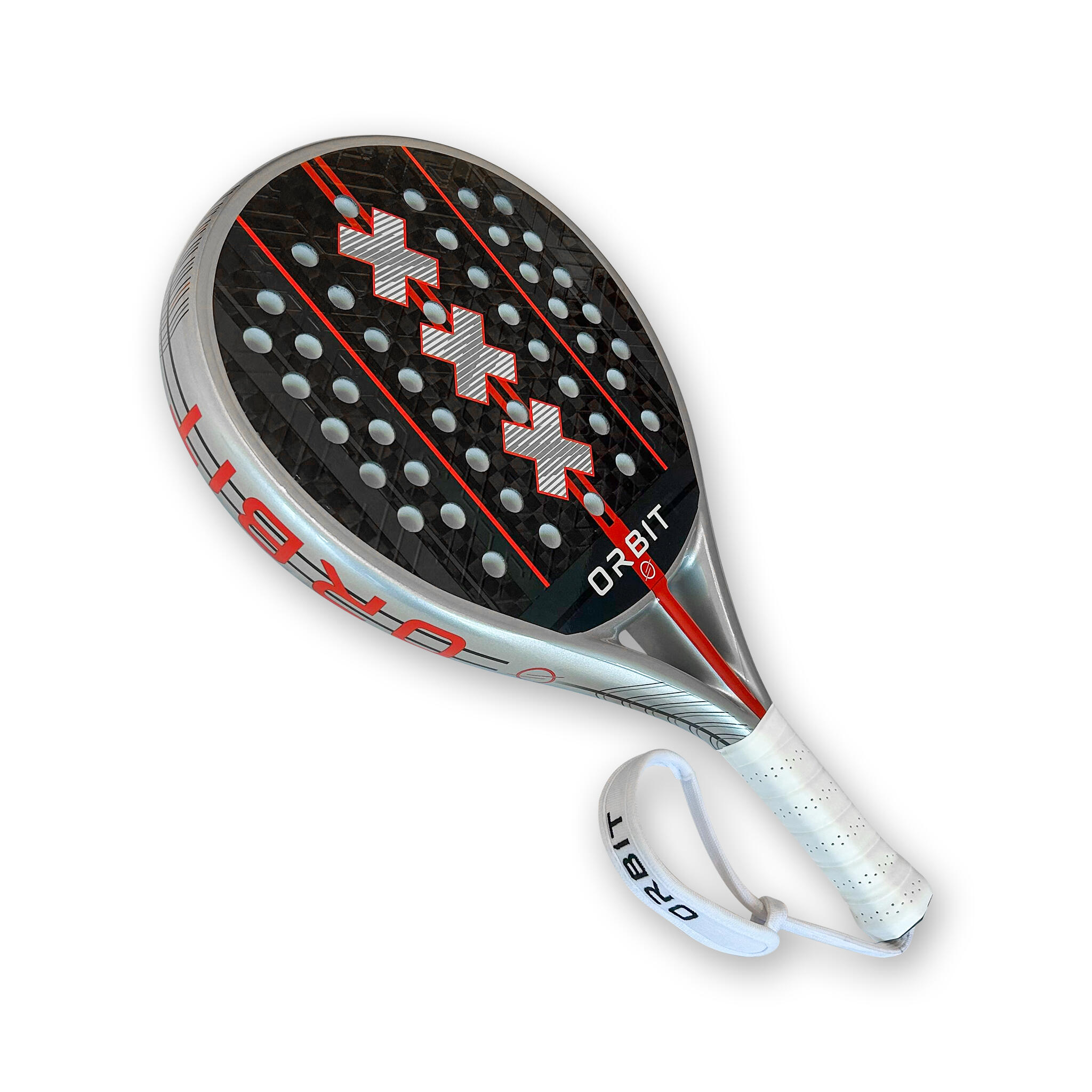 Raquete Padel Unissex Controle Potência Redonda Carbono 12K incl. Capa Schorem 5/7