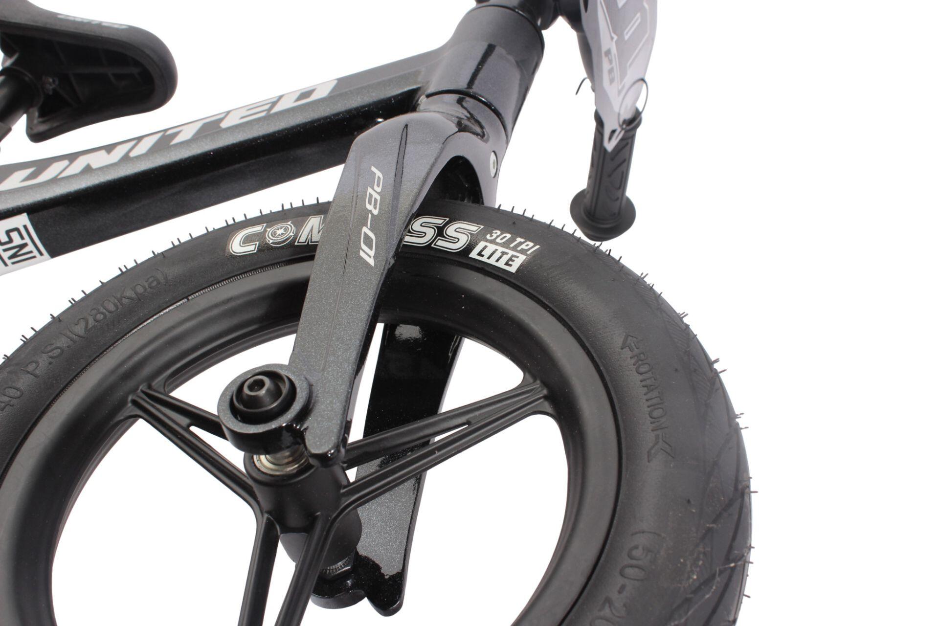 BMX fiets wiel magnesium KHE UNITED 12 inch 2,9 kg 7/7