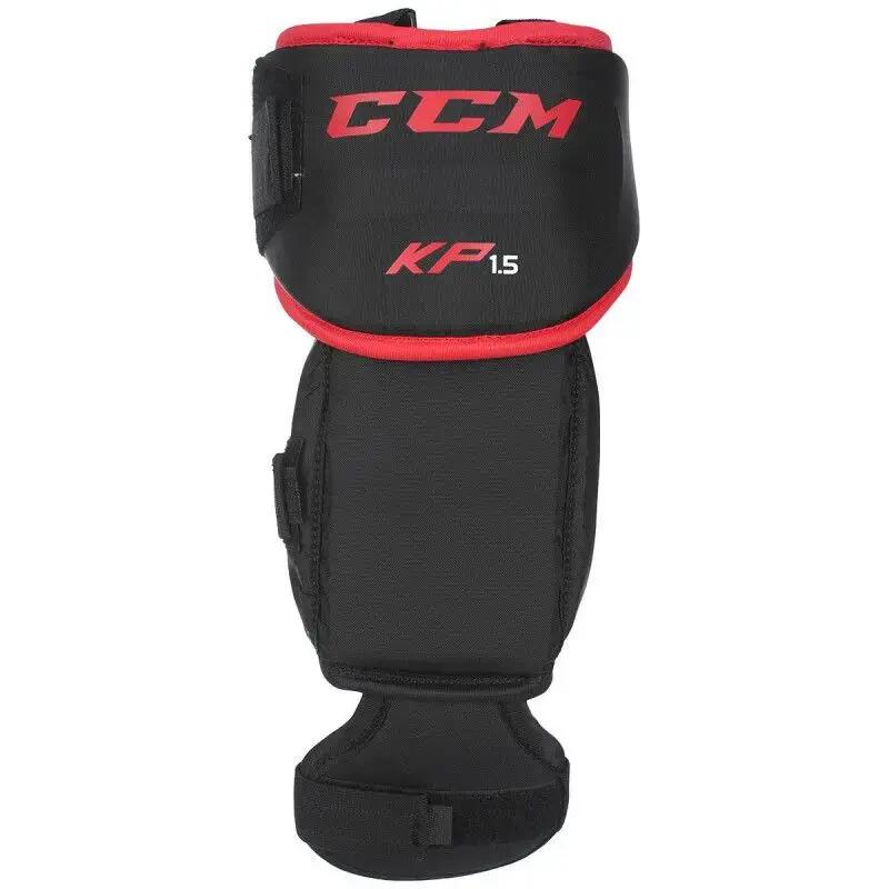 CCM KP1.5 Senior Accessories Black adult Hockey Goalie Knee Protectors