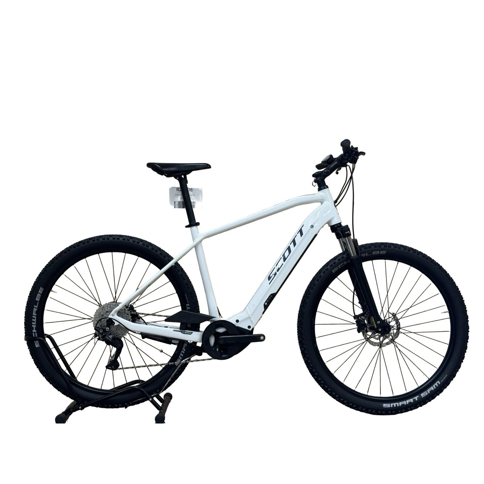 Scott - Reconditionné - Vélo Électrique Scott Sub Cross Eride 10 Shimano - Comme Neuf - Vélo Ville - Blanc|noir - Grand - Decathlon
