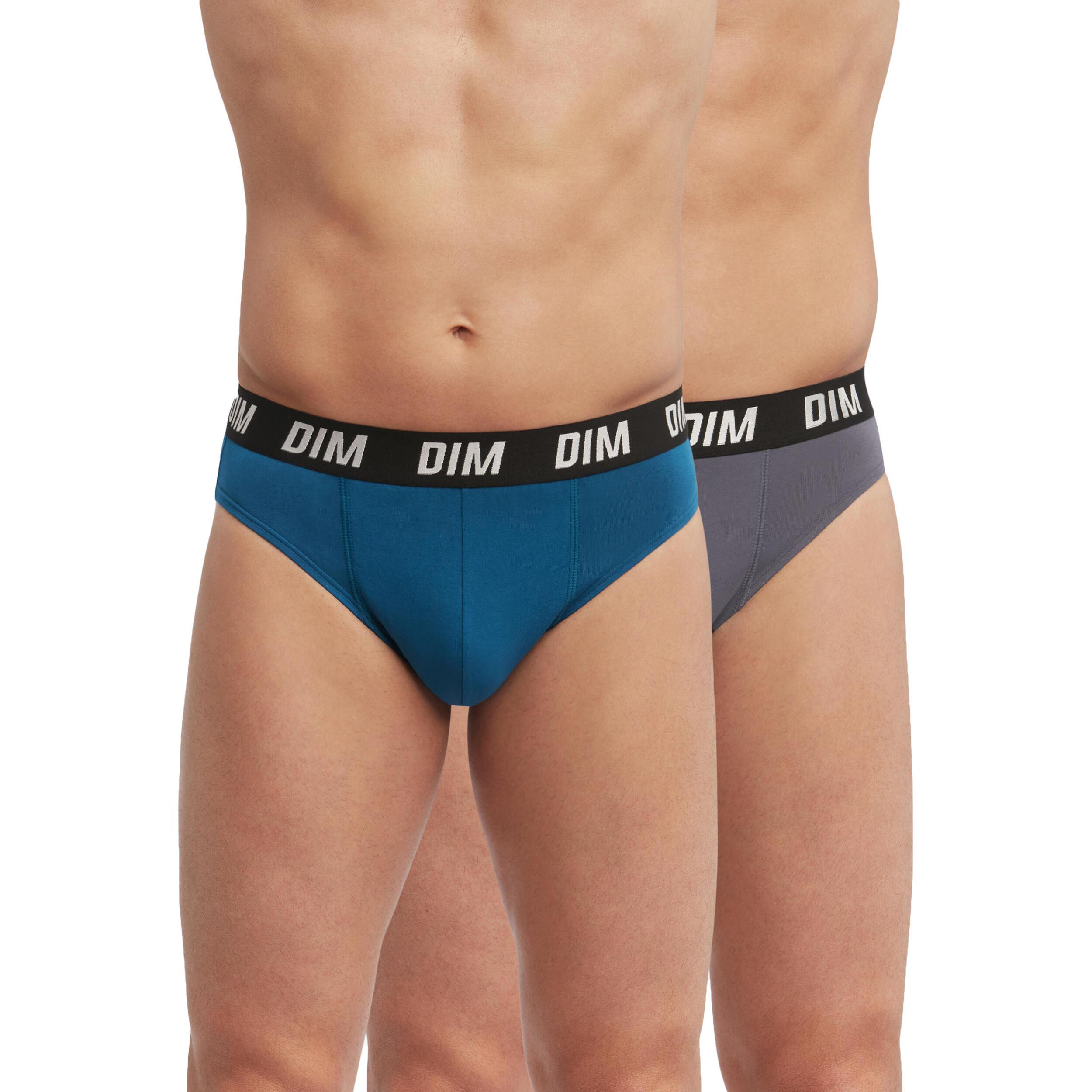 Dim - Lot De 2 Slips Homme À Thermorégulation Sport - Slip - Bleu|noir - 42 M/l - Decathlon