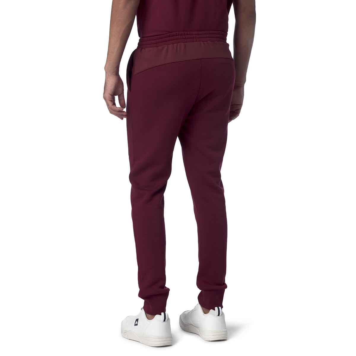 Pantaloni tuta da uomo in cotone rosso da palestra 6/7