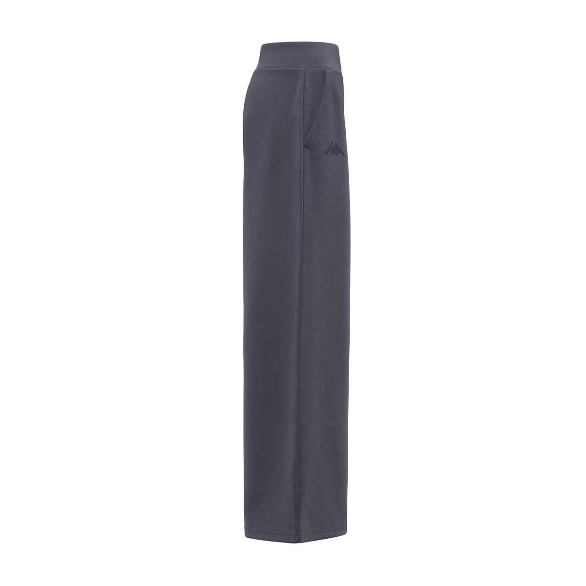 Pantaloni tuta da donna in poliestere grigio da palestra 7/7