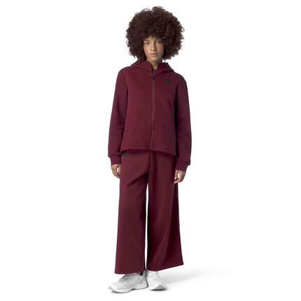 Veste à capuche manches longues femme Grittin rouge