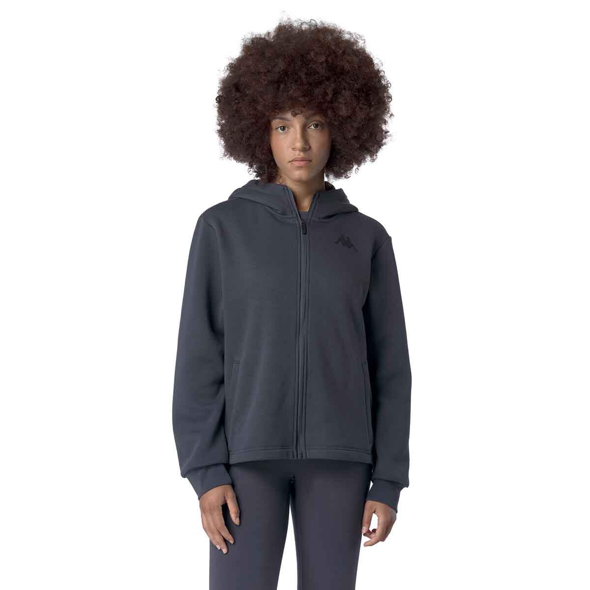 Veste à capuche manches longues femme Grittin gris 2/7
